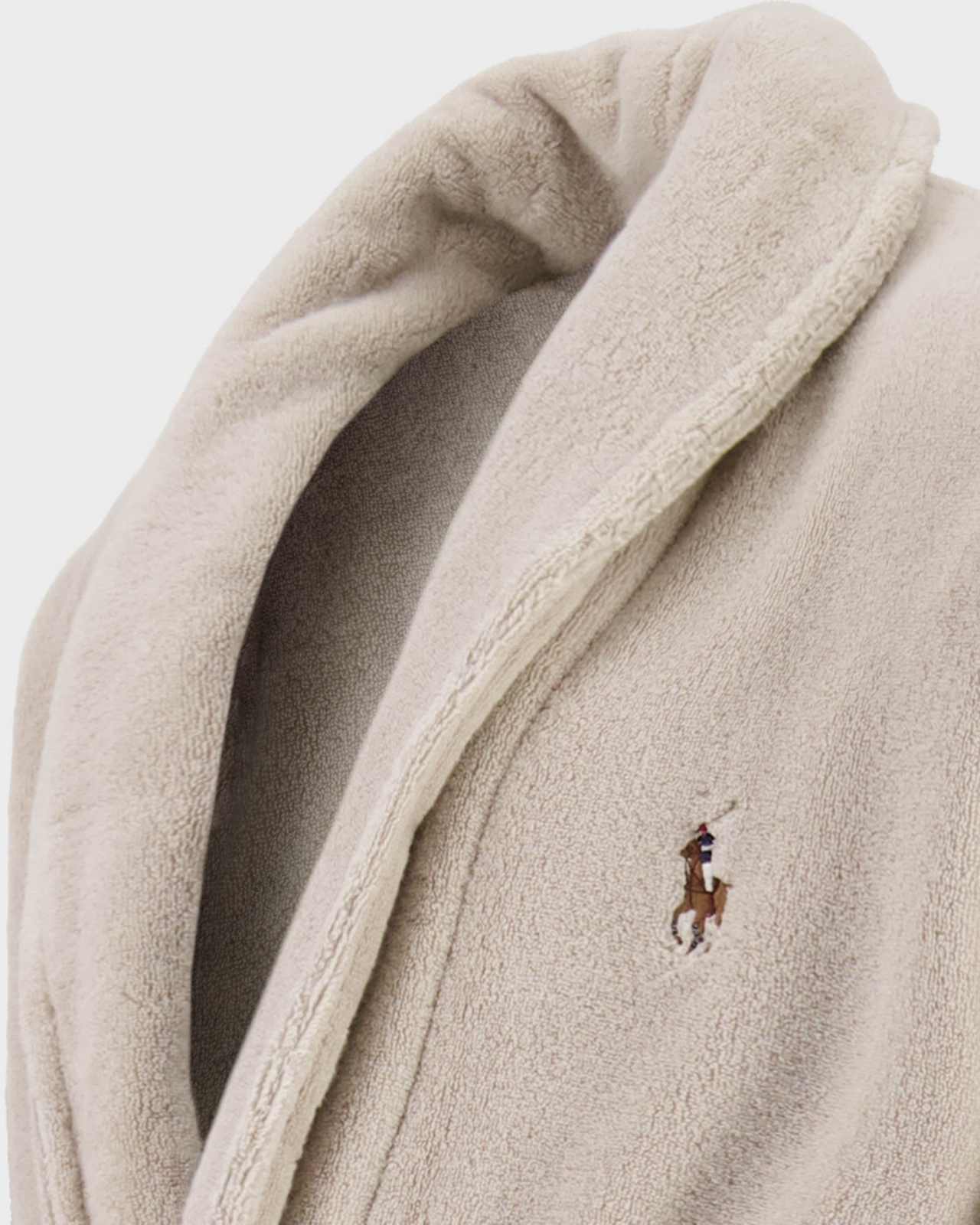 Peignoir en éponge grande taille beige