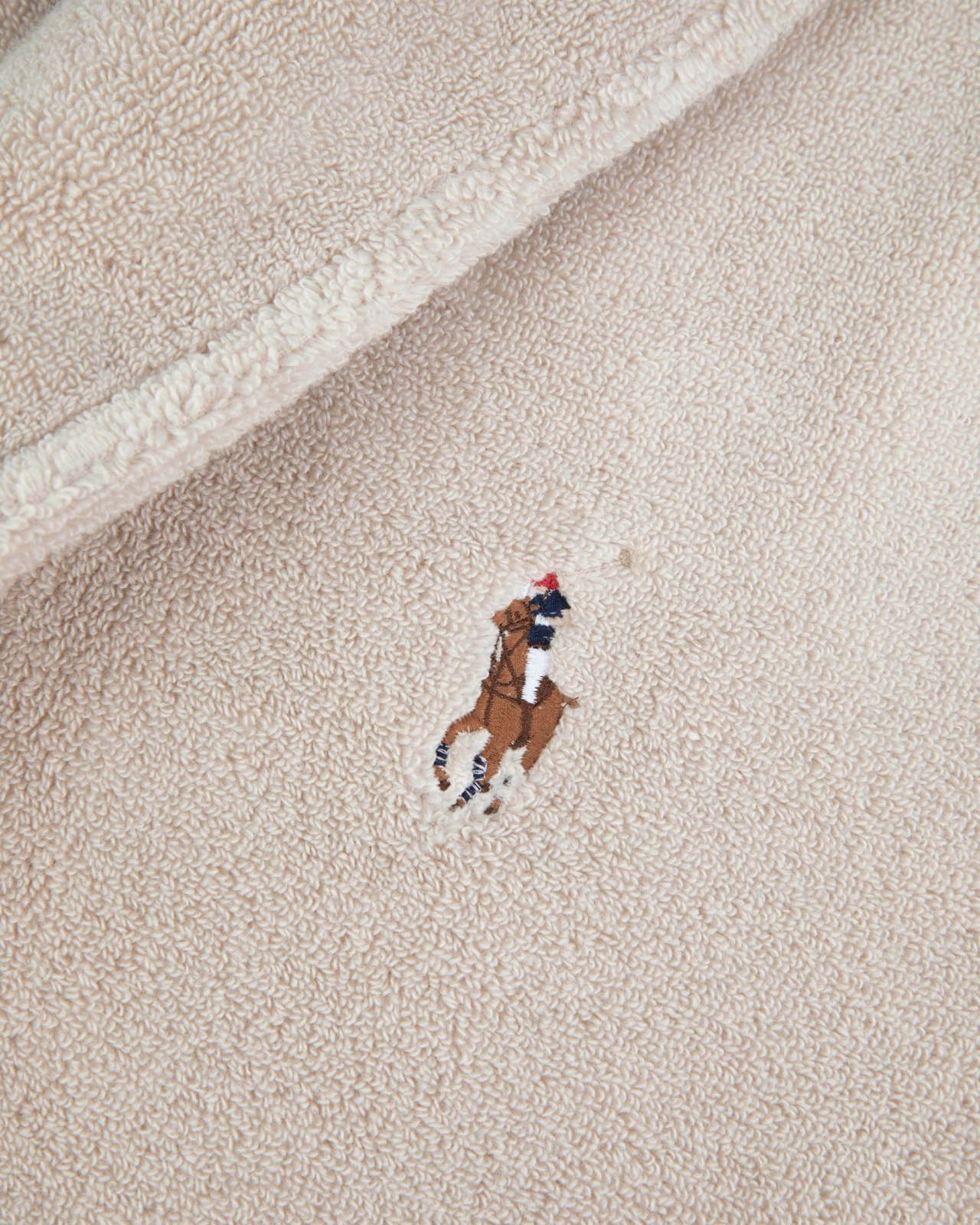 Peignoir en éponge grande taille beige