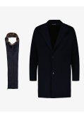 Manteau pour homme grand bleu marine