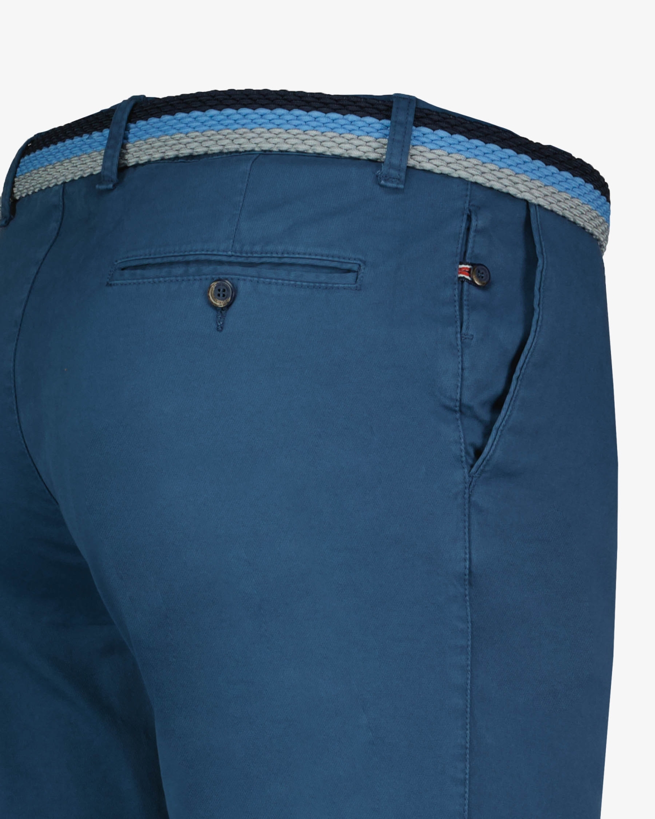 Pantalon chino avec ceinture grande taille bleu