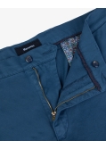 Pantalon chino avec ceinture grande taille bleu
