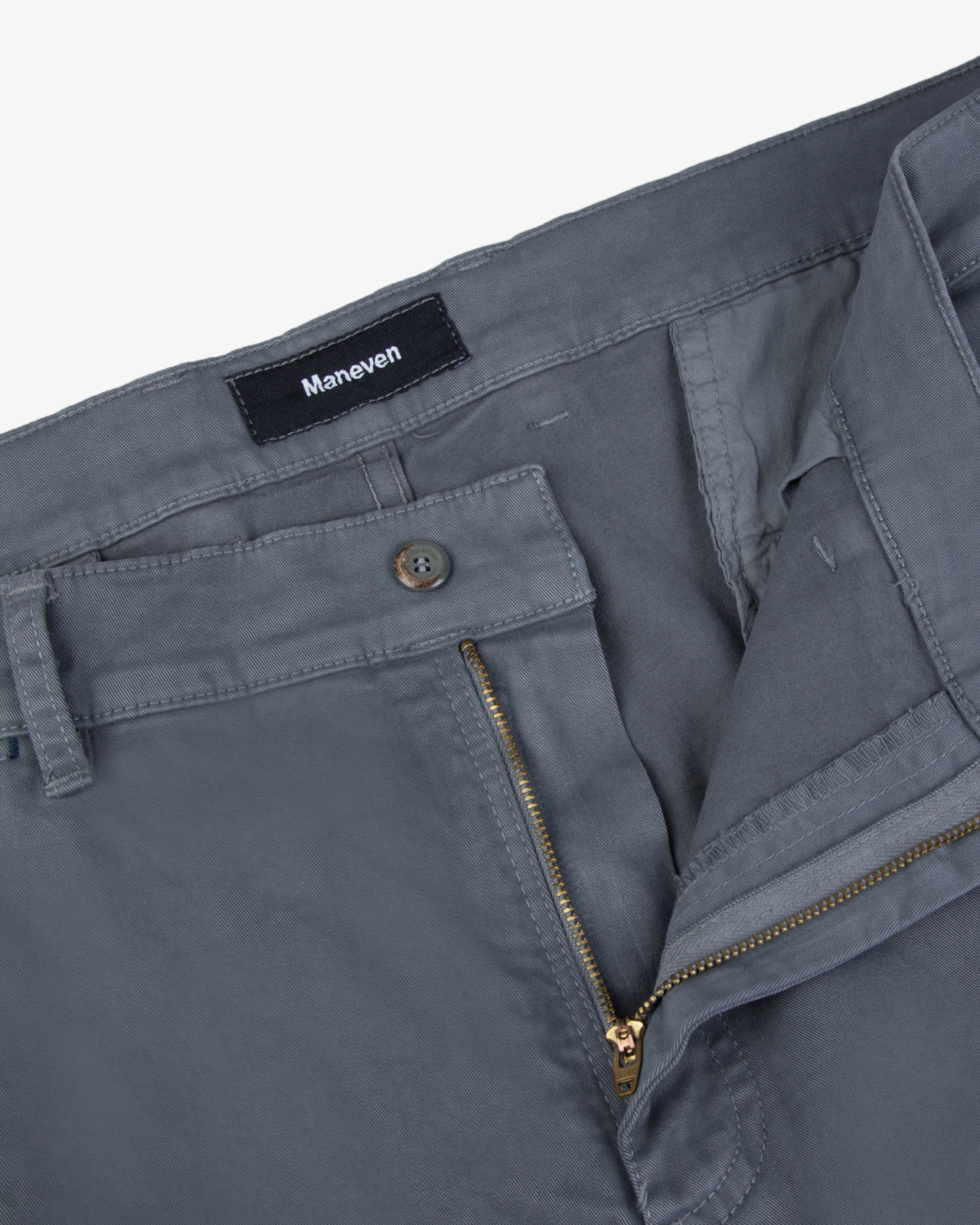 Pantalon chino avec ceinture grande taille gris clair