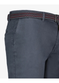 Pantalon chino avec ceinture grande taille gris clair