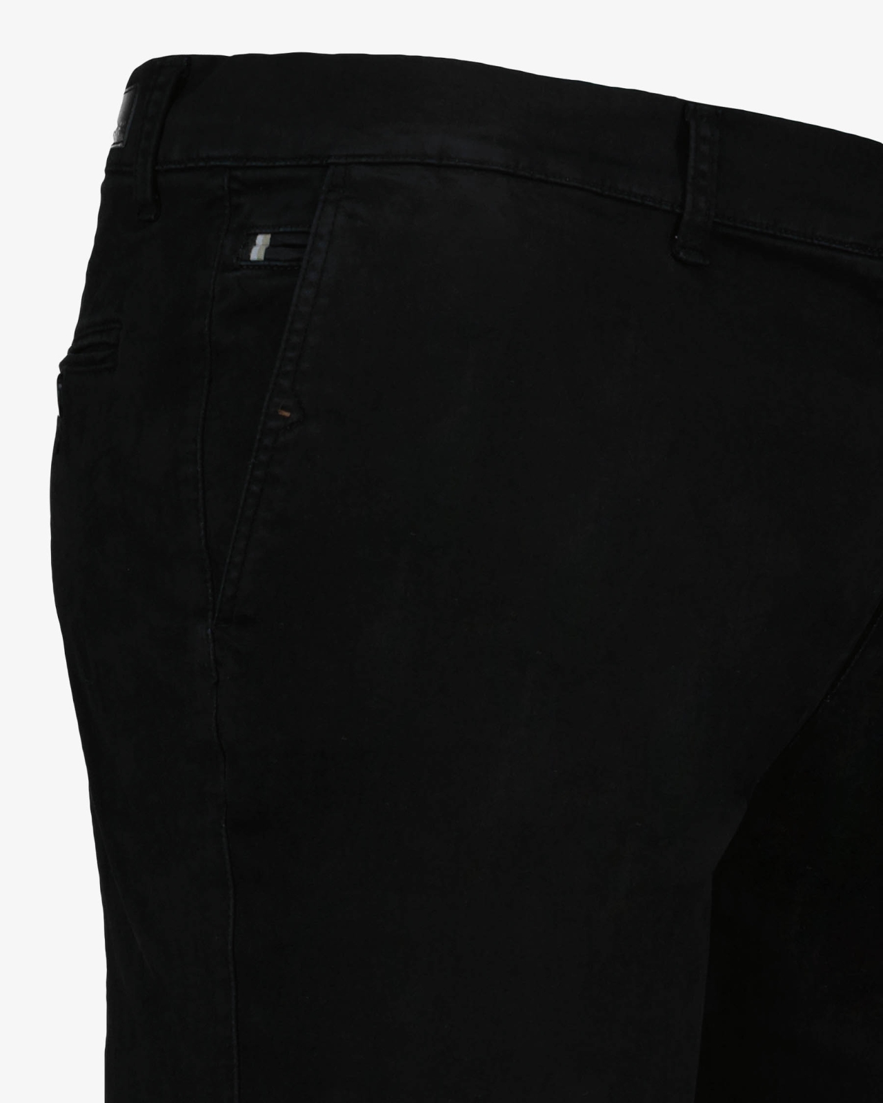 Pantalon chino stretch grande taille noir