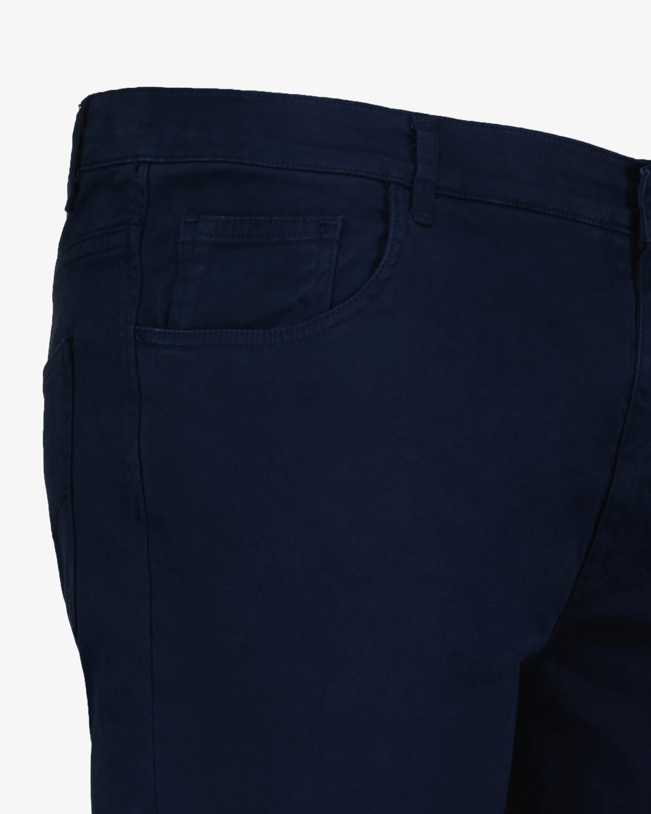 Pantalon 5 poches twill grande taille bleu marine
