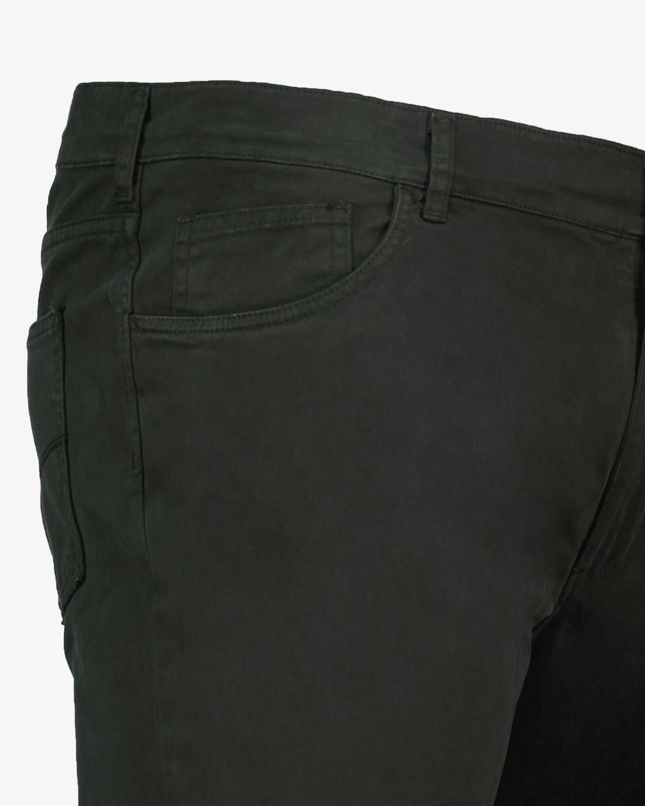 Pantalon 5 poches twill grande taille vert kaki