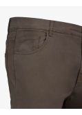 Pantalon 5 poches twill grande taille taupe