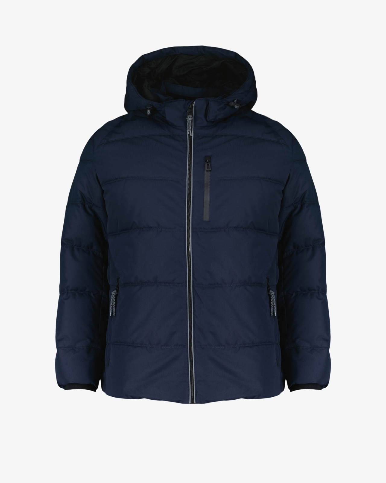 Doudoune avec capuche amovible grande taille bleu marine