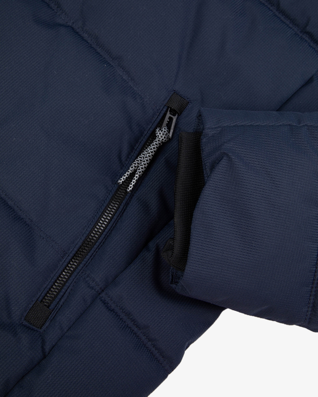 Doudoune avec capuche amovible grande taille bleu marine