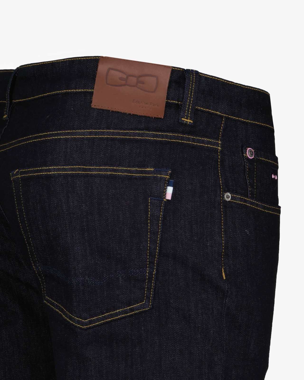 Jeans brut grande taille bleu marine