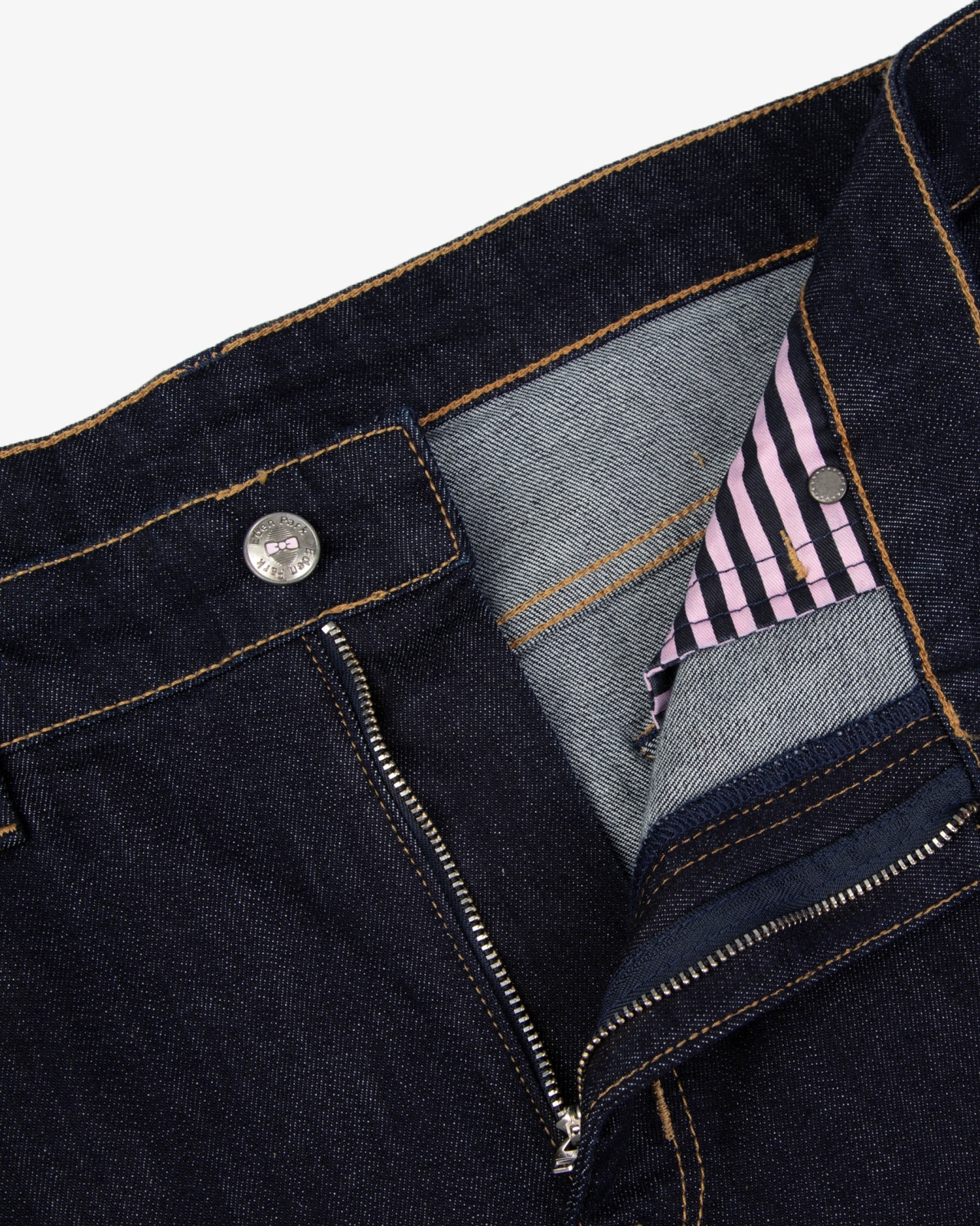 Jeans brut grande taille bleu marine