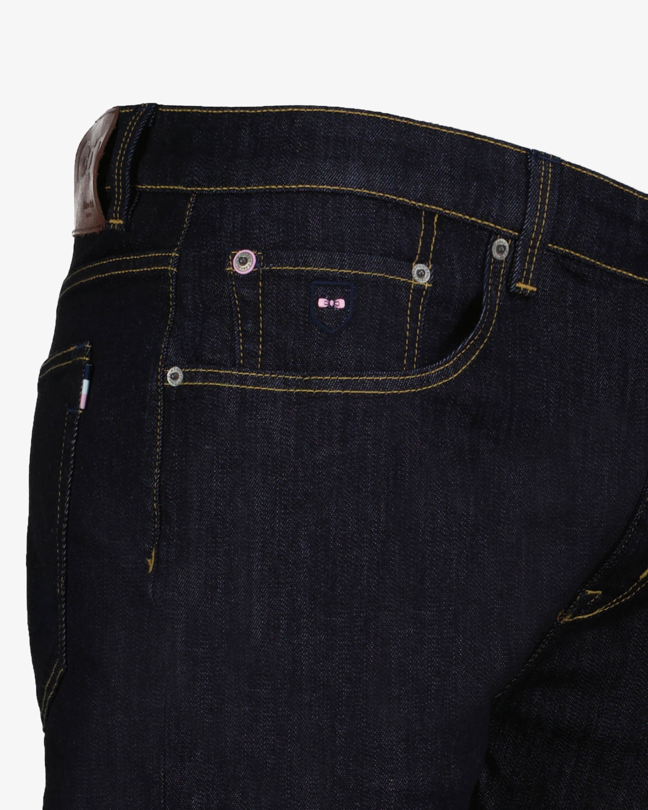 Jeans brut grande taille bleu marine