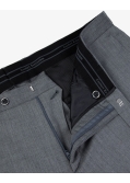 Pantalon de ville grande taille tergal gris
