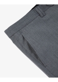Pantalon de ville grande taille tergal gris