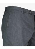 Pantalon de ville grande taille tergal gris