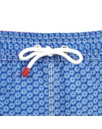 Short de bain fleuri bleu: grande taille du XL au 4XL