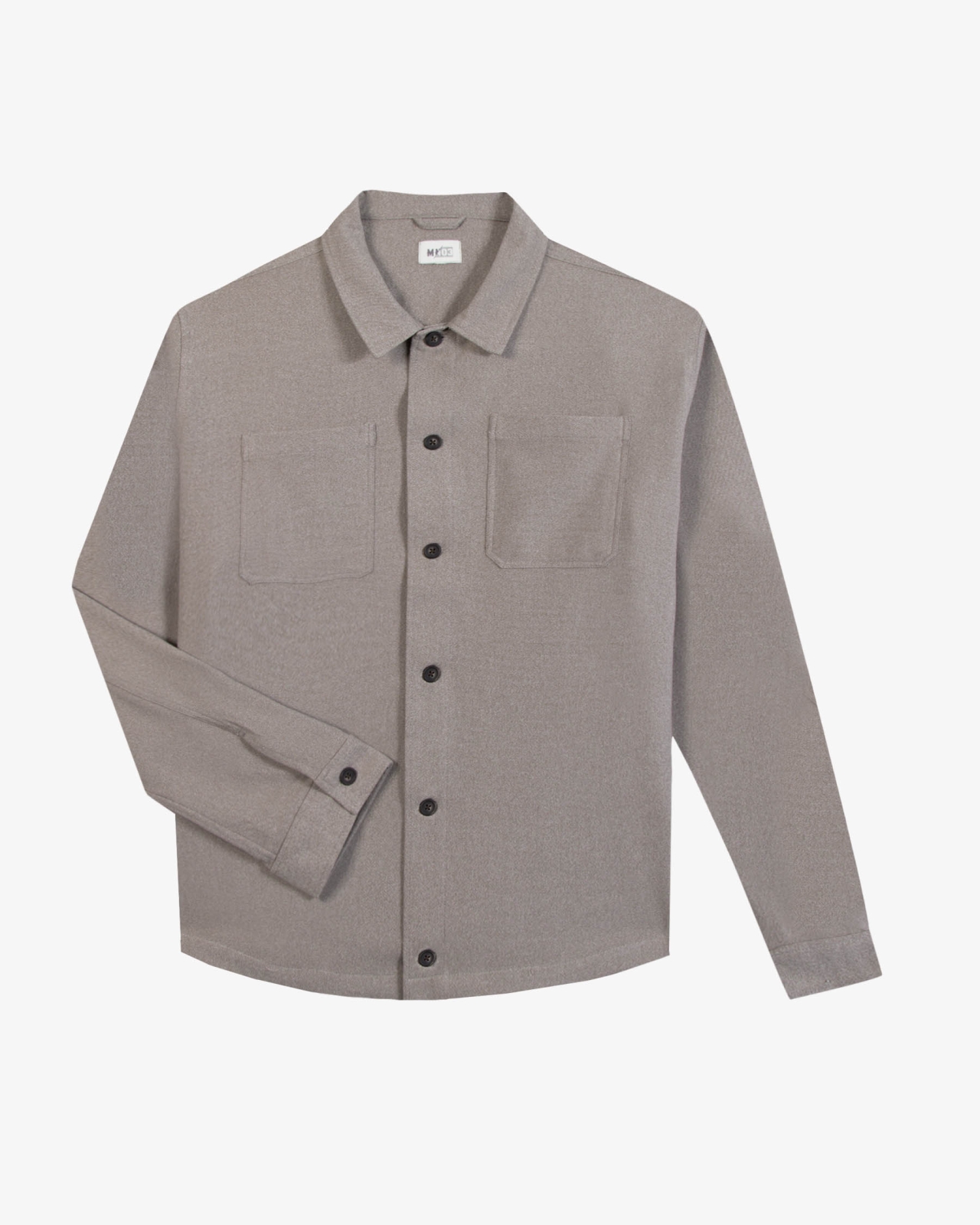 Surchemise en flanelle grande taille beige