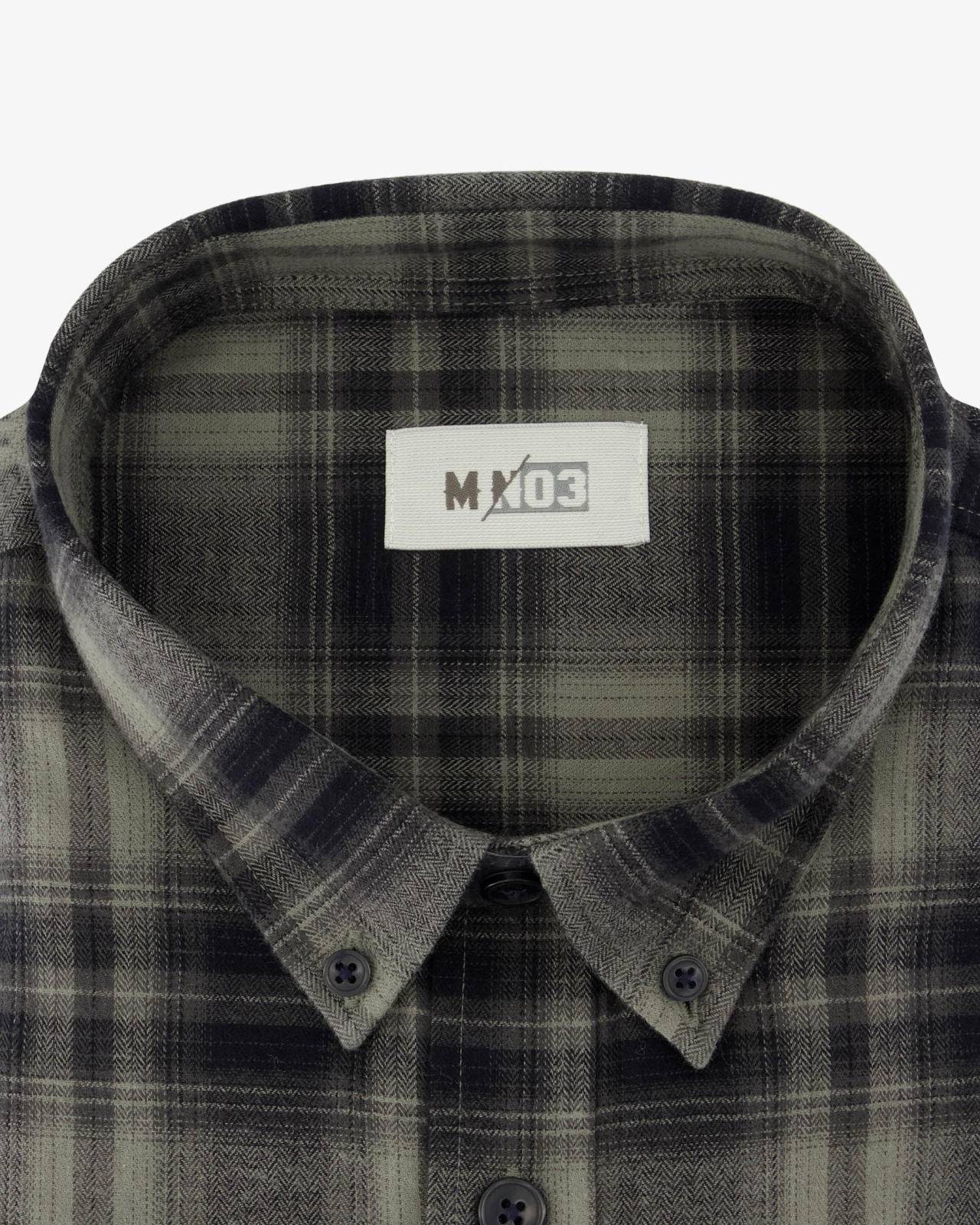 Chemise à carreaux grande taille vert