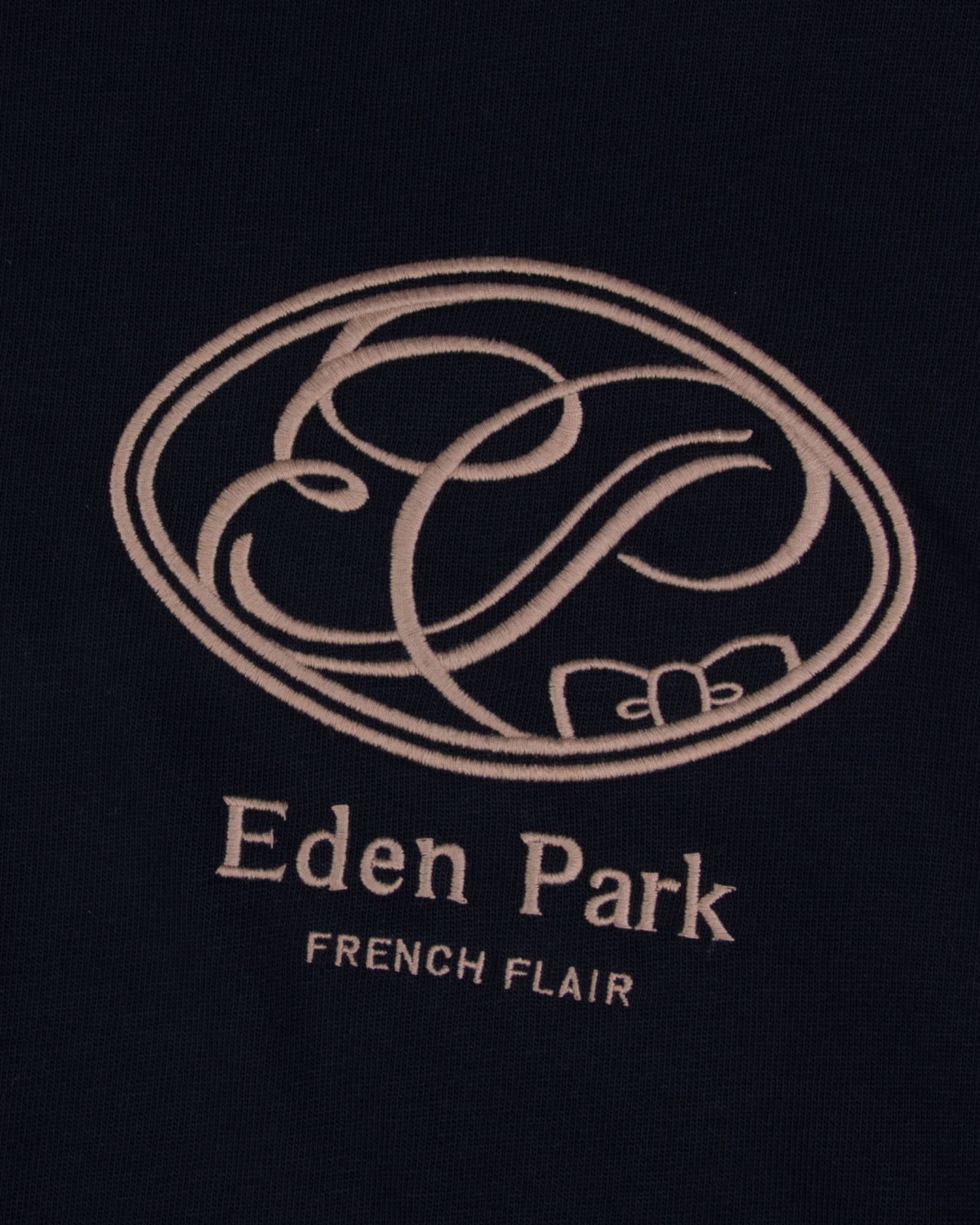 Polo manches longues jersey grande taille bleu marine