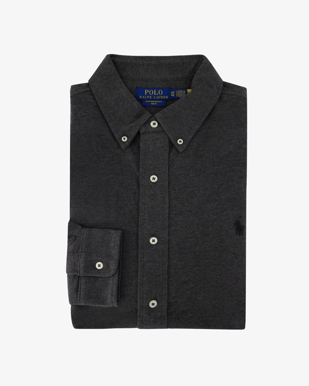 Chemise oxford grande taille anthracite