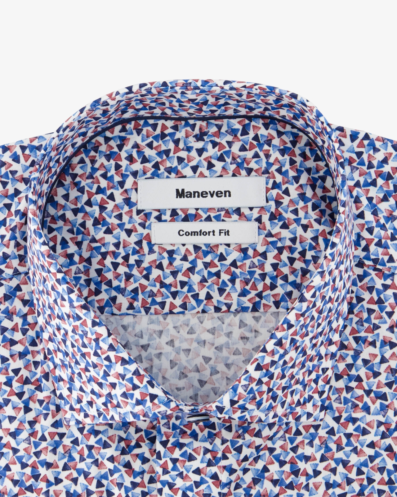 Chemise facile à repasser grande taille bleu