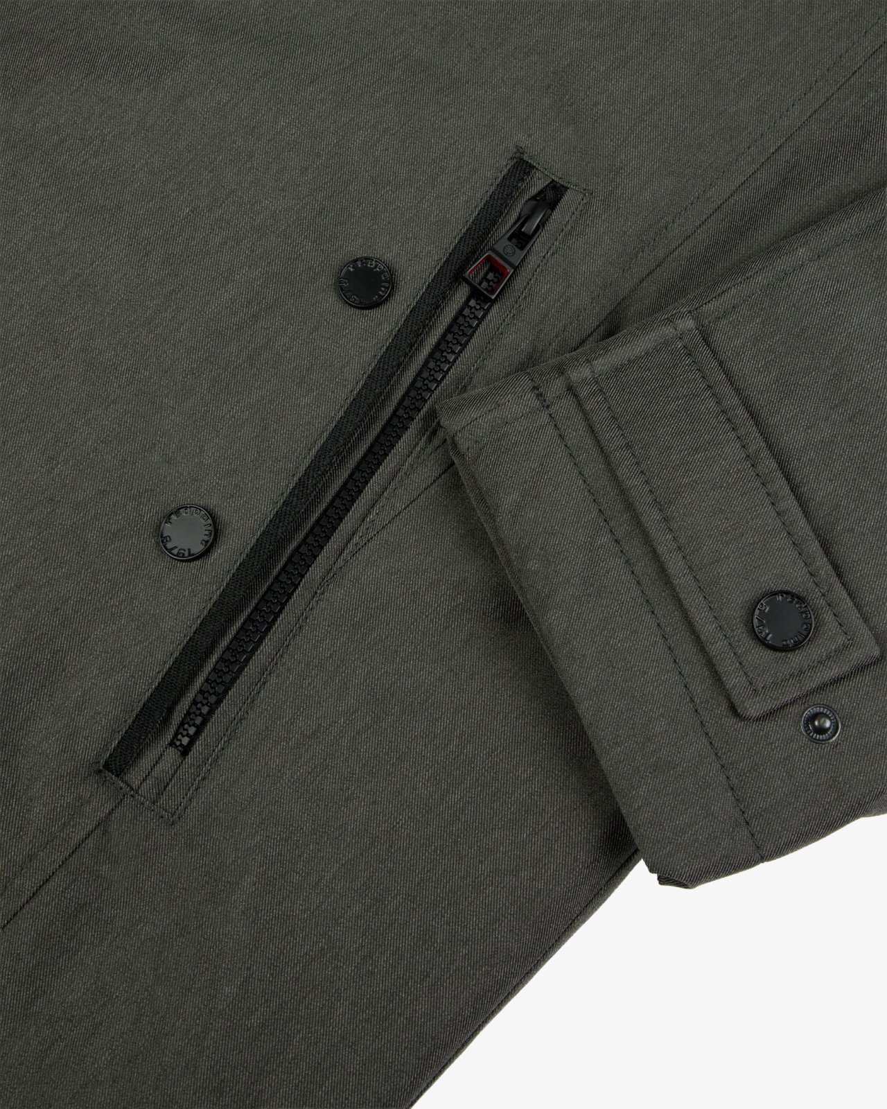 Parka avec capuche amovible grande taille anthracite