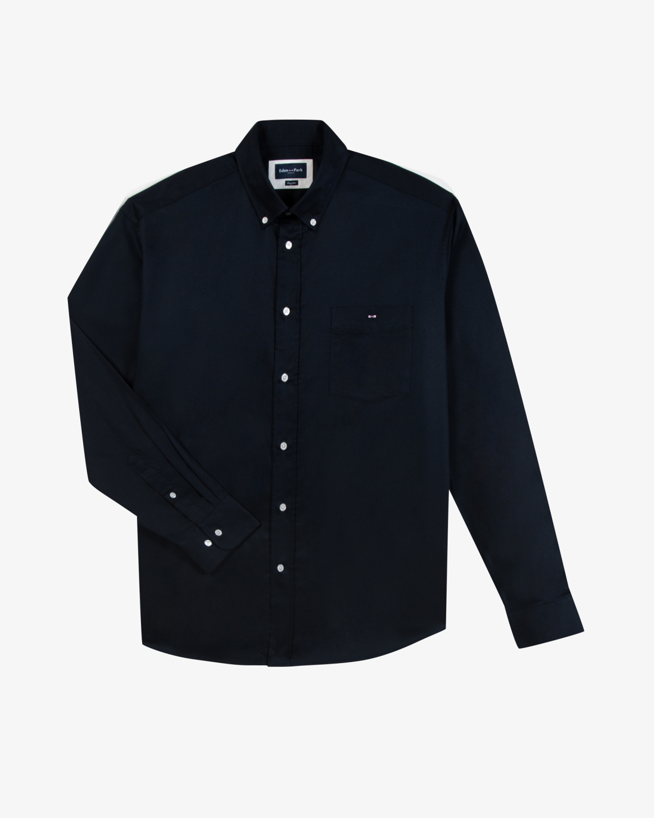 Chemise dobby grande taille bleu marine