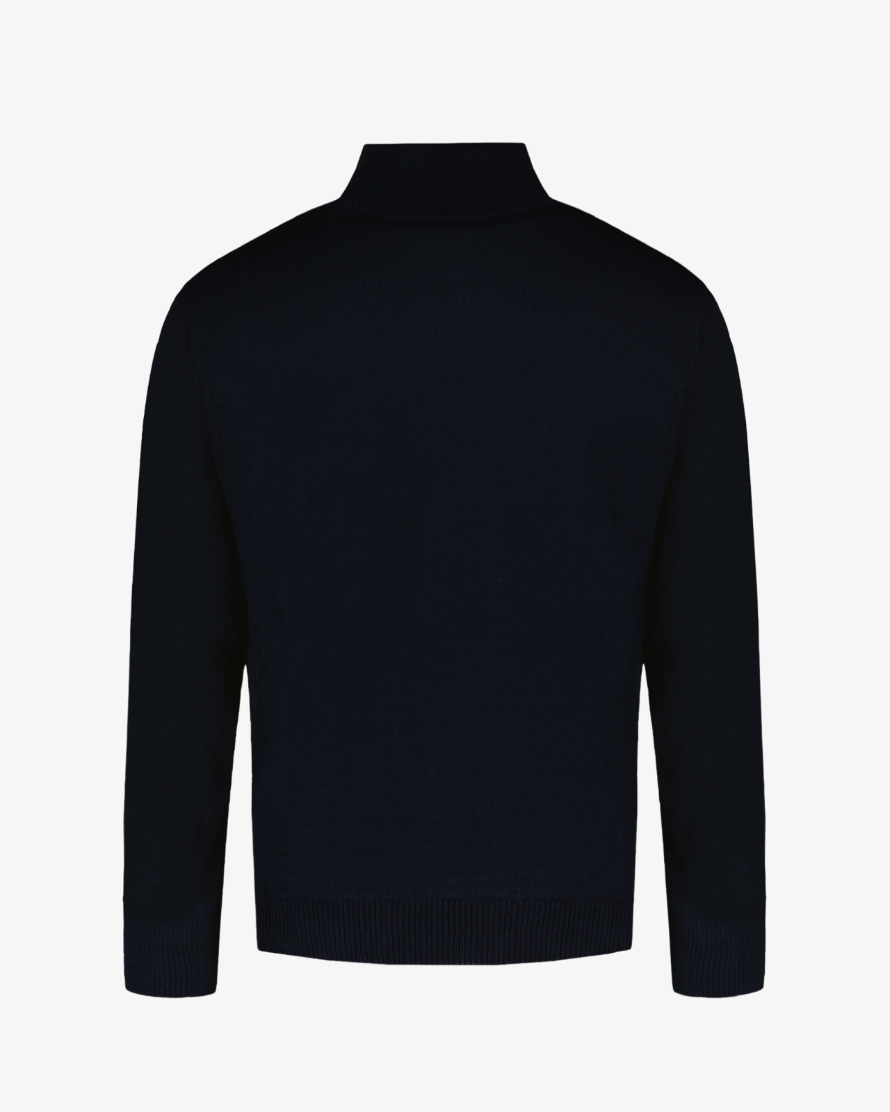 Pull col camionneur grande taille bleu