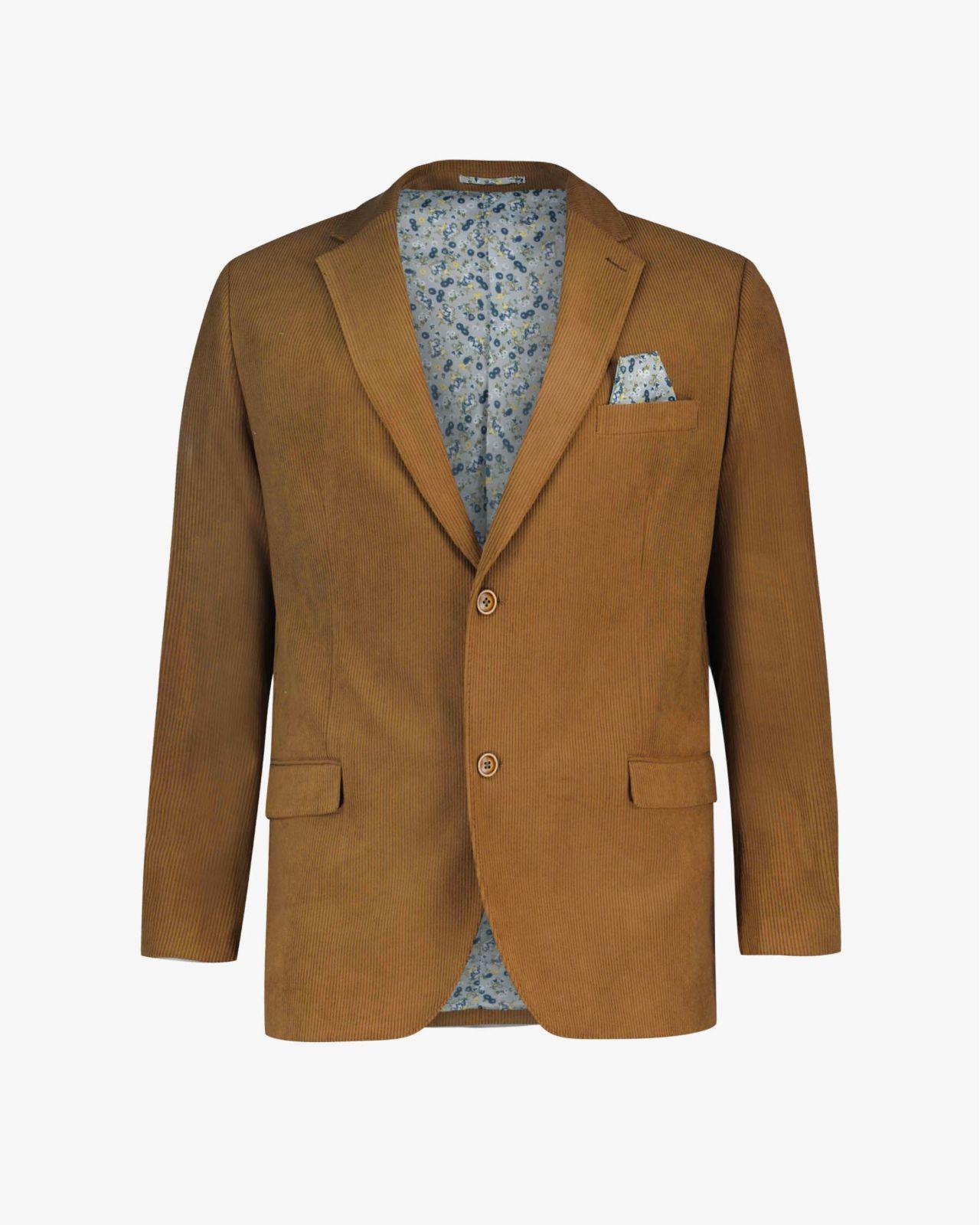 Veste en velours grande taille marron