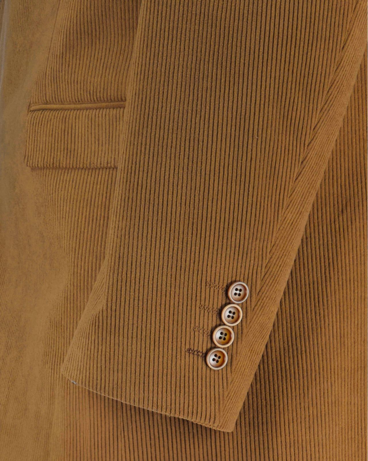 Veste en velours grande taille marron