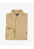 Chemise oxford grande taille beige