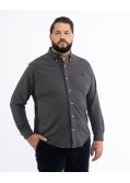 Chemise oxford pour homme grand anthracite