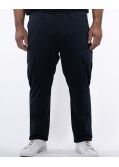 Pantalon cargo homme grand bleu marine