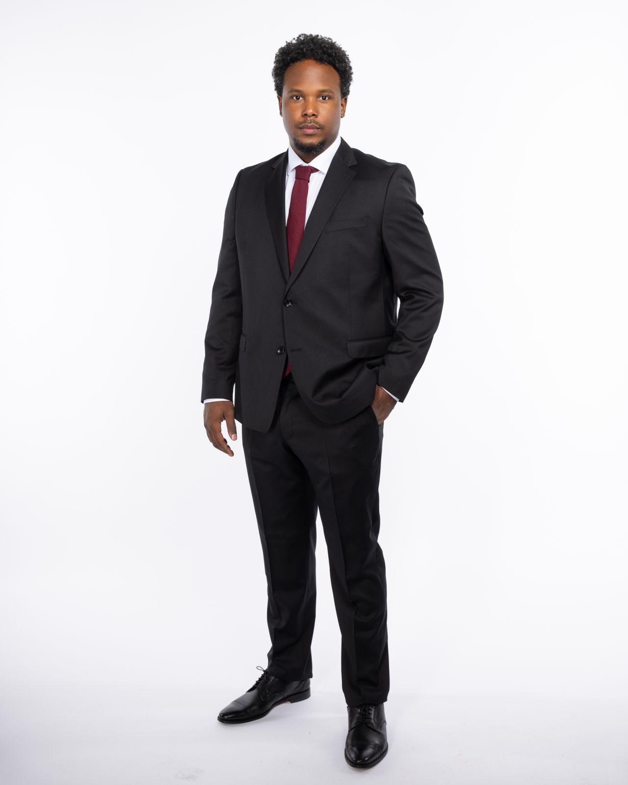 Pantalon de costume Reda 110 grande taille noir