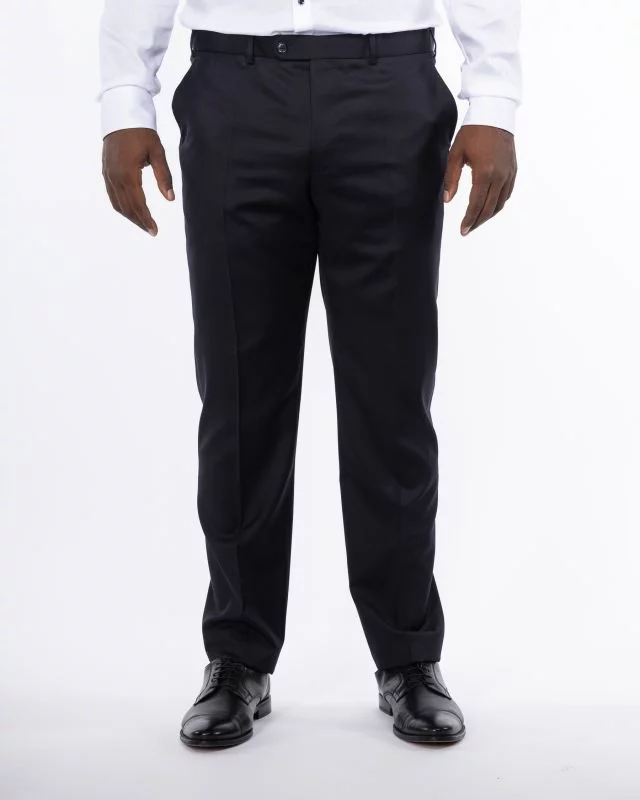 Pantalon de costume Reda 100 grande taille bleu marine