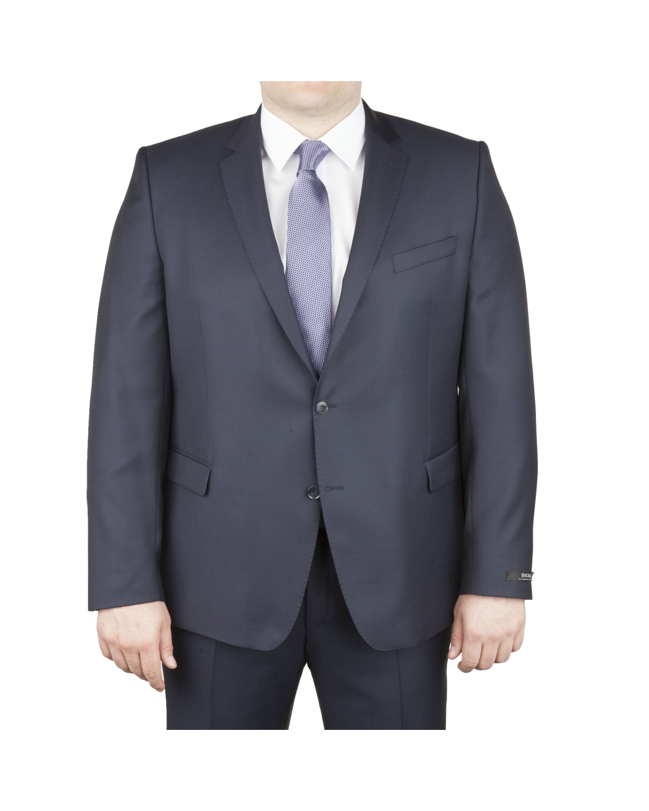 Veste de costume bleu: grande taille du 60 au 68