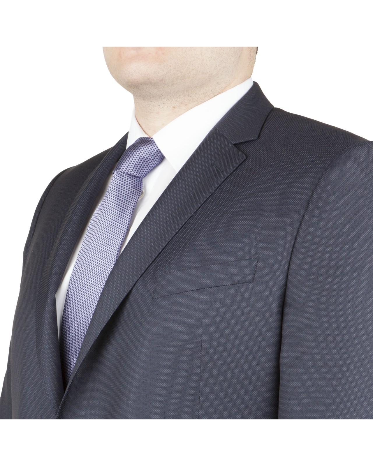 Veste de costume bleu: grande taille du 60 au 68