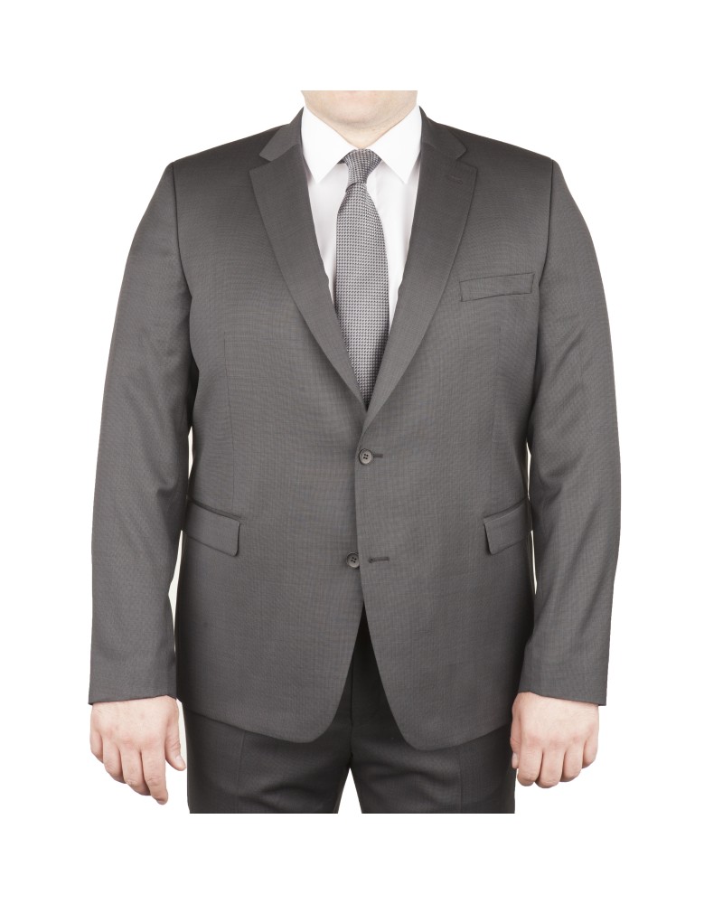 Veste de costume anthracite: grande taille du 58 au 70