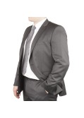 Veste de costume anthracite: grande taille du 58 au 70