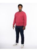 Pull col en V homme grand rose