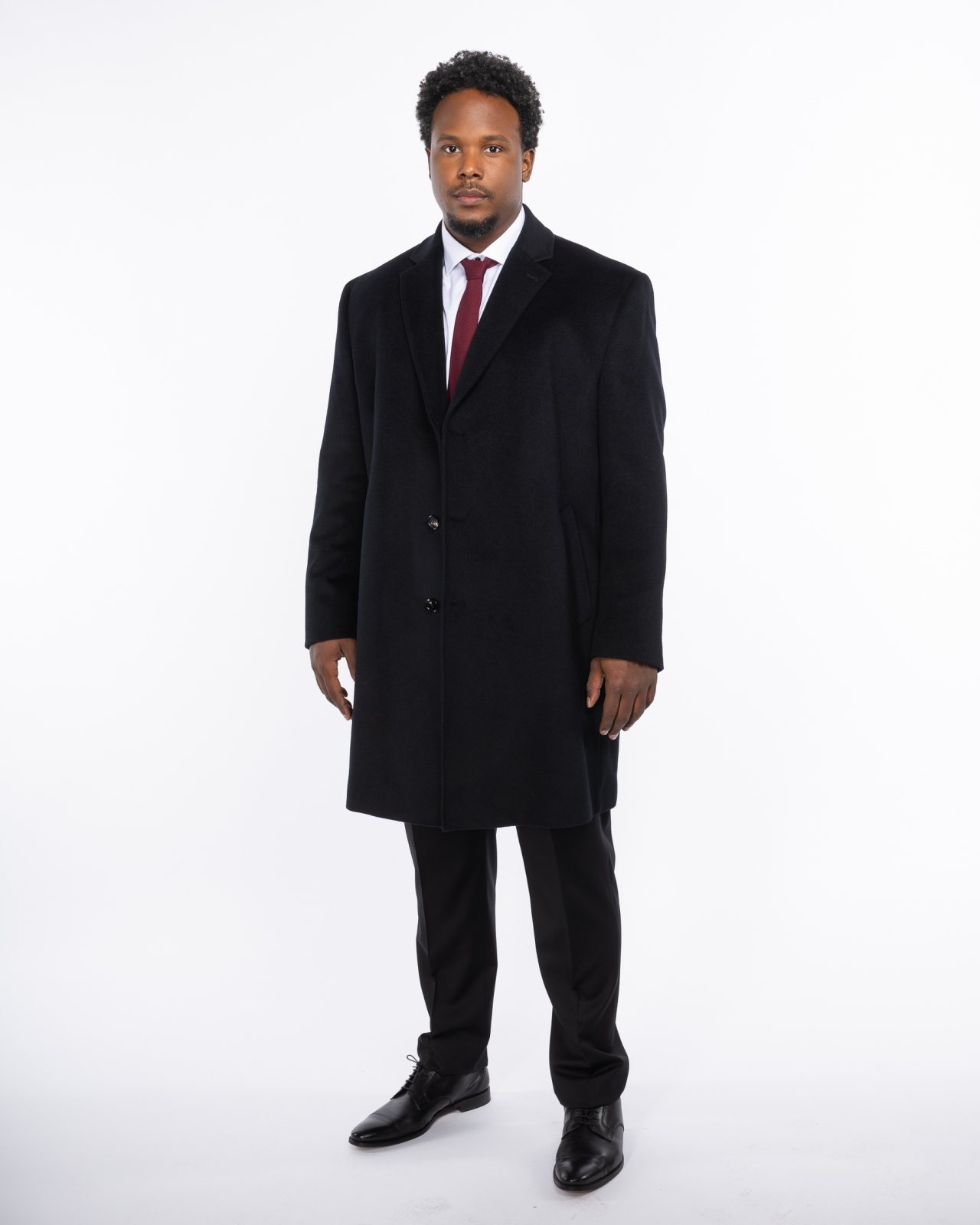 Manteau grande taille noir