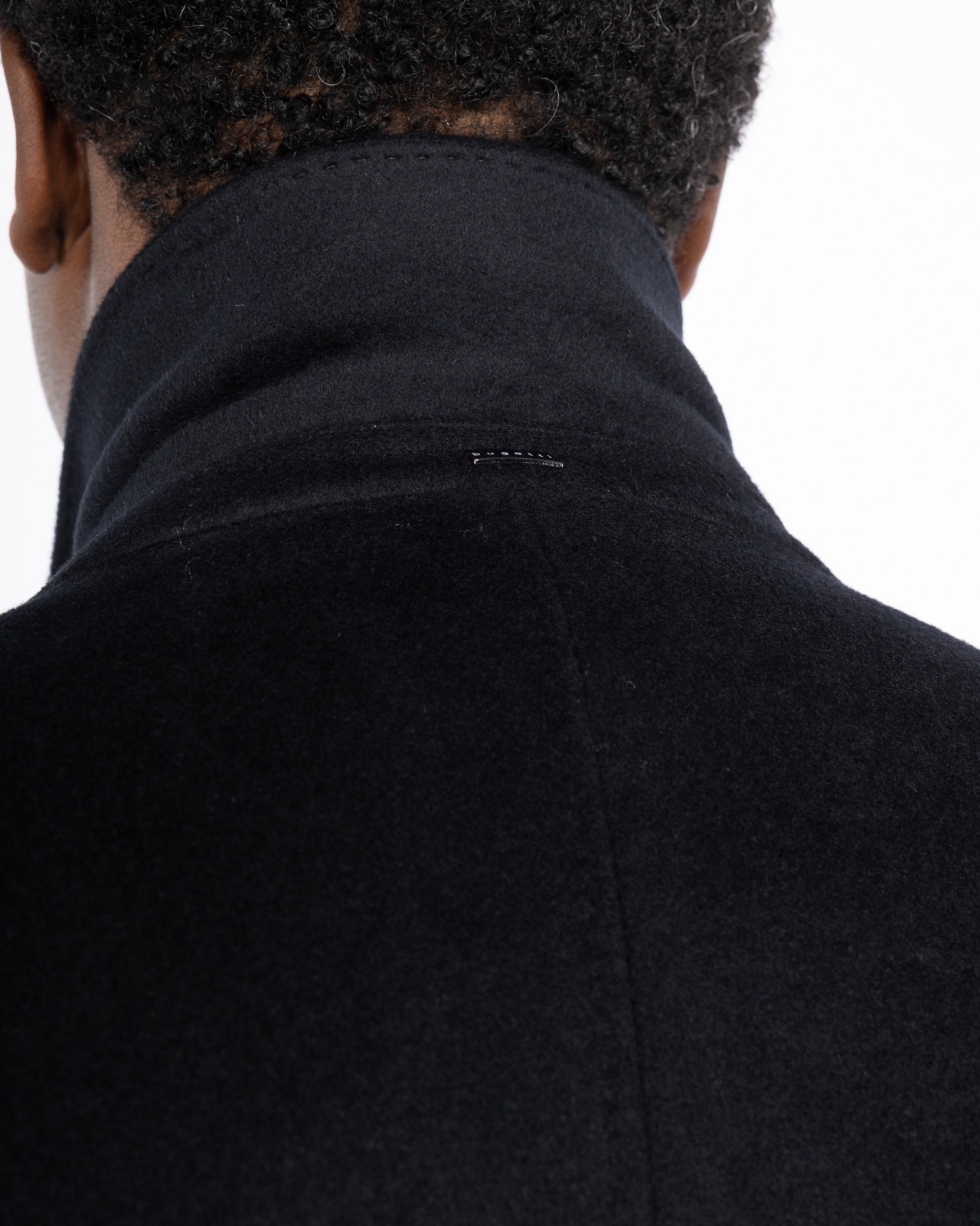 Manteau grande taille noir