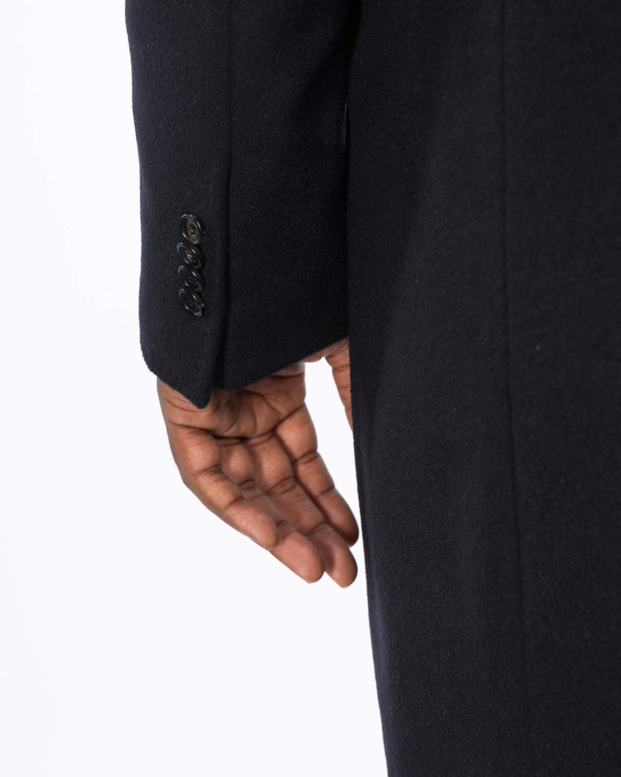 Manteau grande taille noir