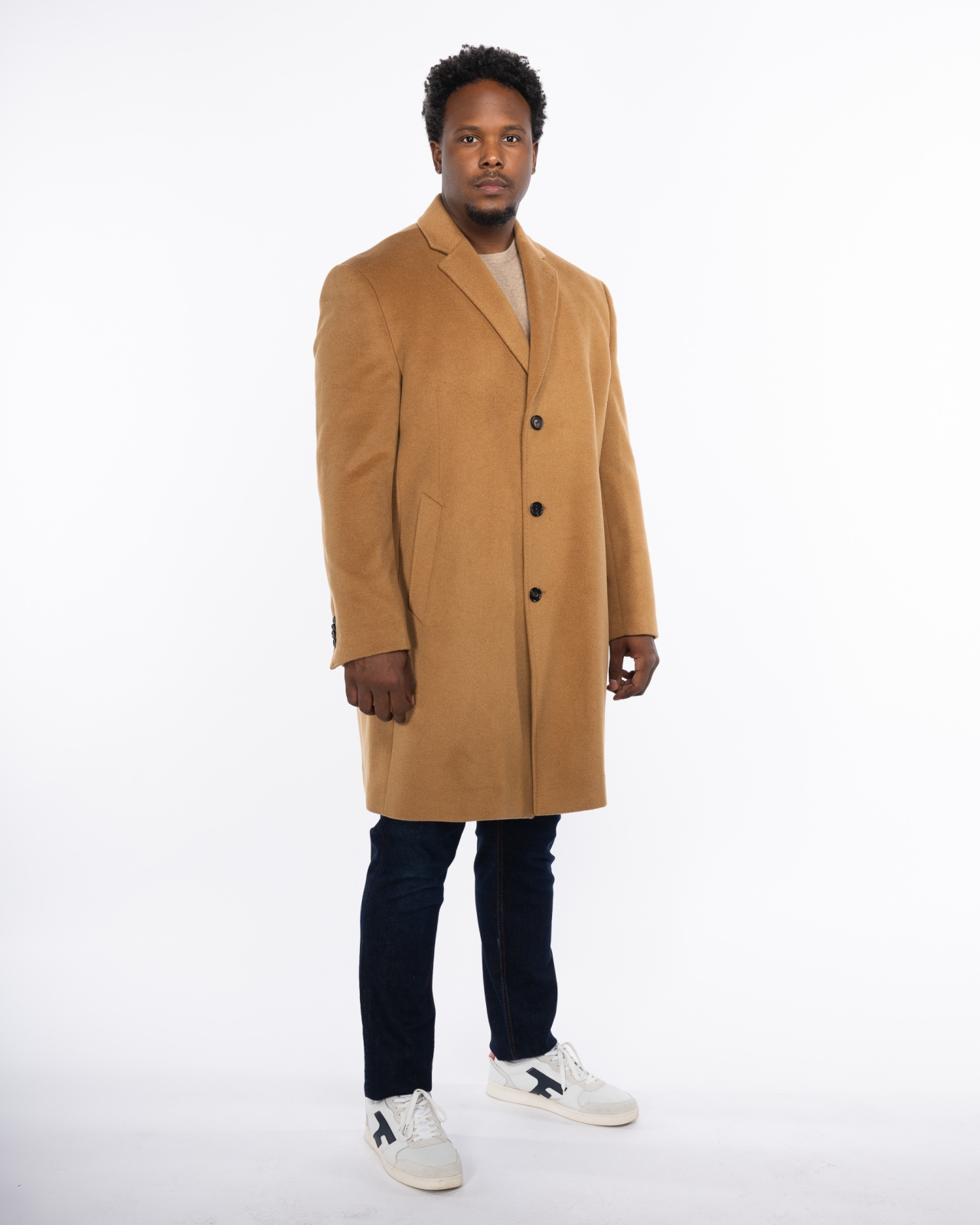 Manteau grande taille marron