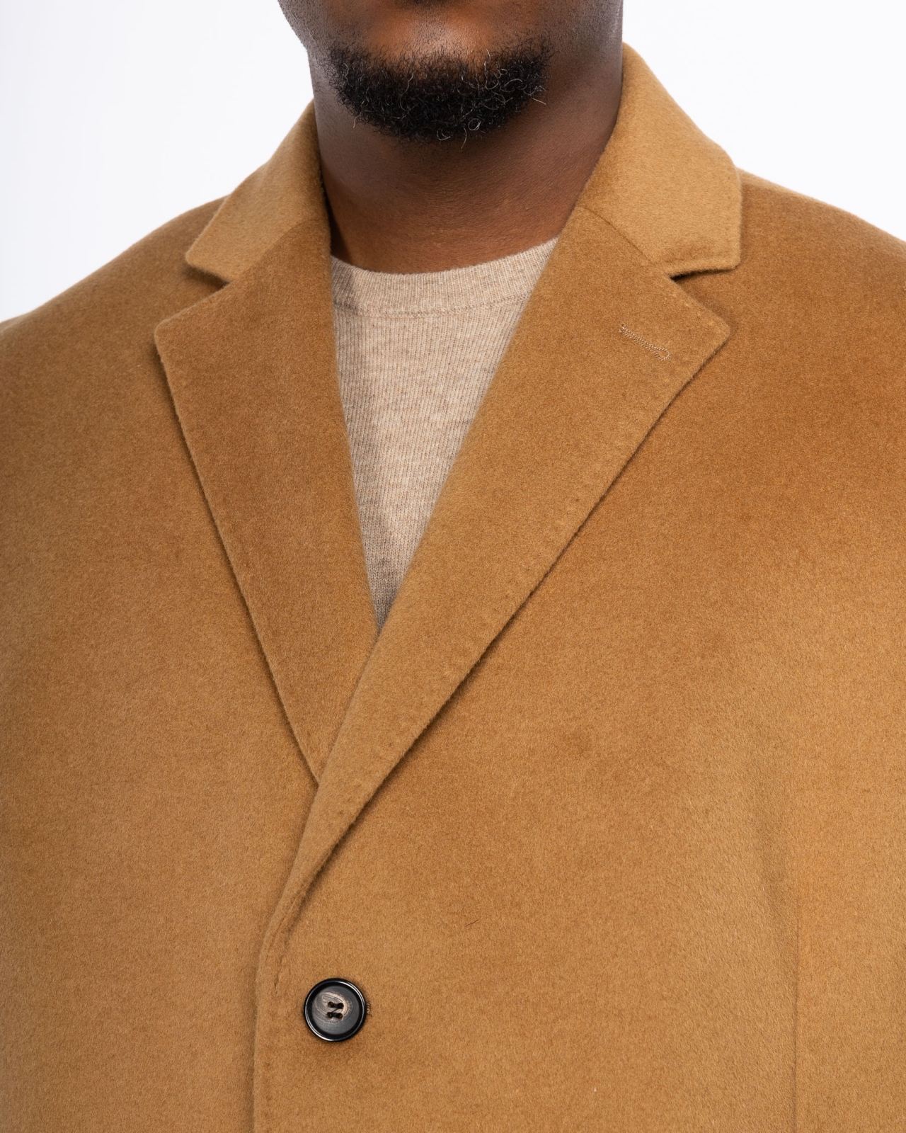 Manteau grande taille marron