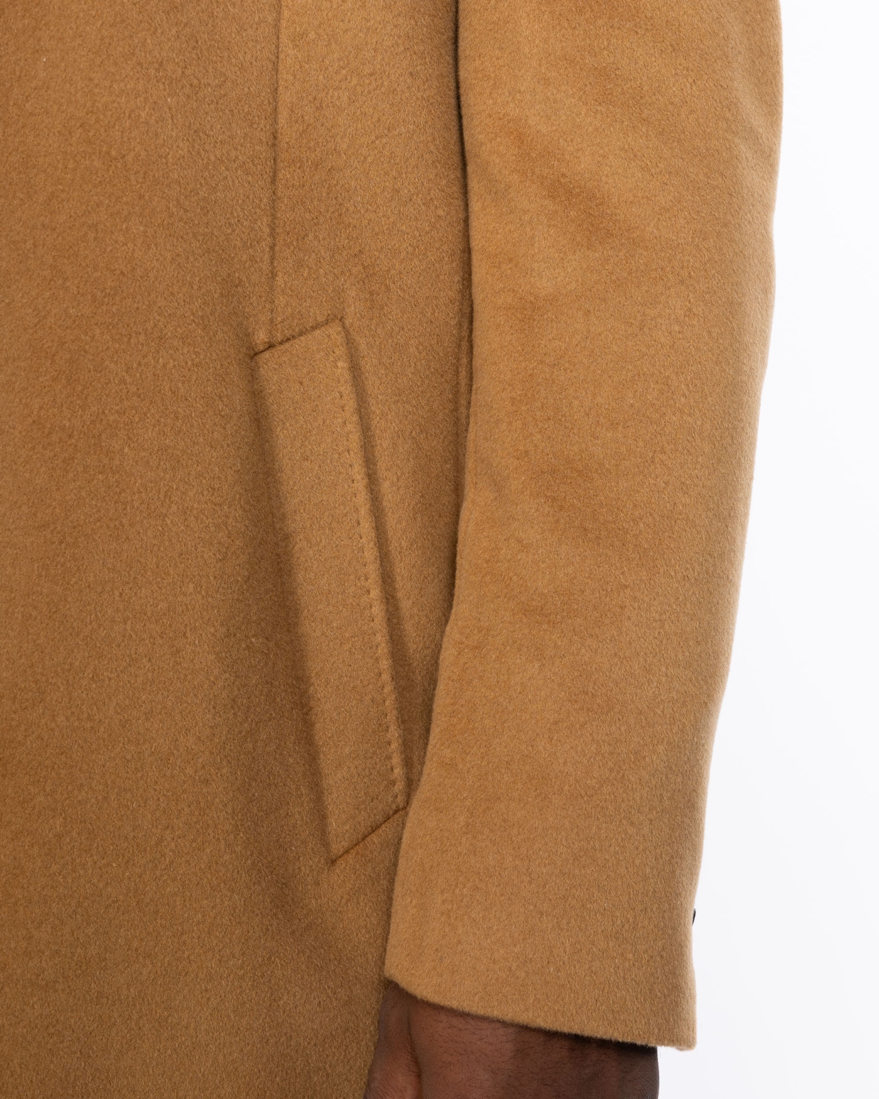 Manteau grande taille marron