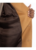 Manteau grande taille marron