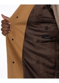 Manteau grande taille marron