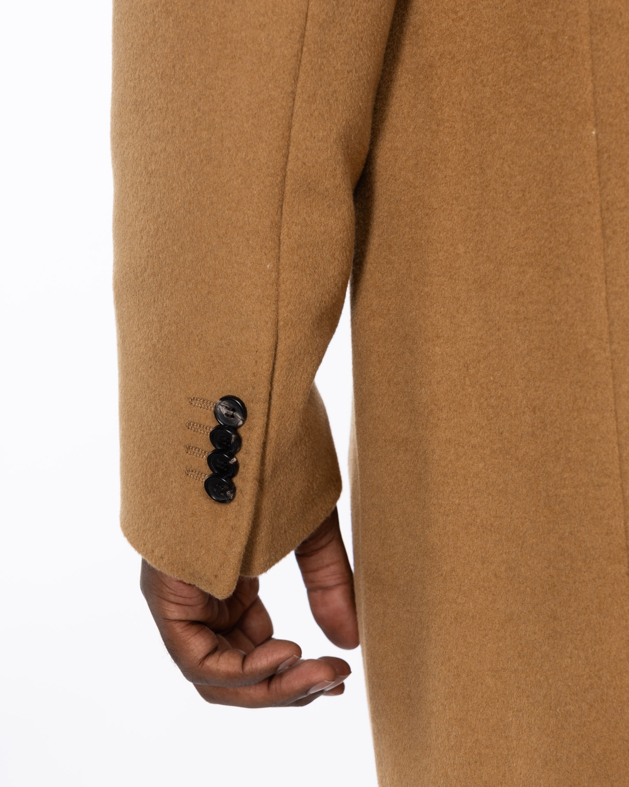 Manteau grande taille marron