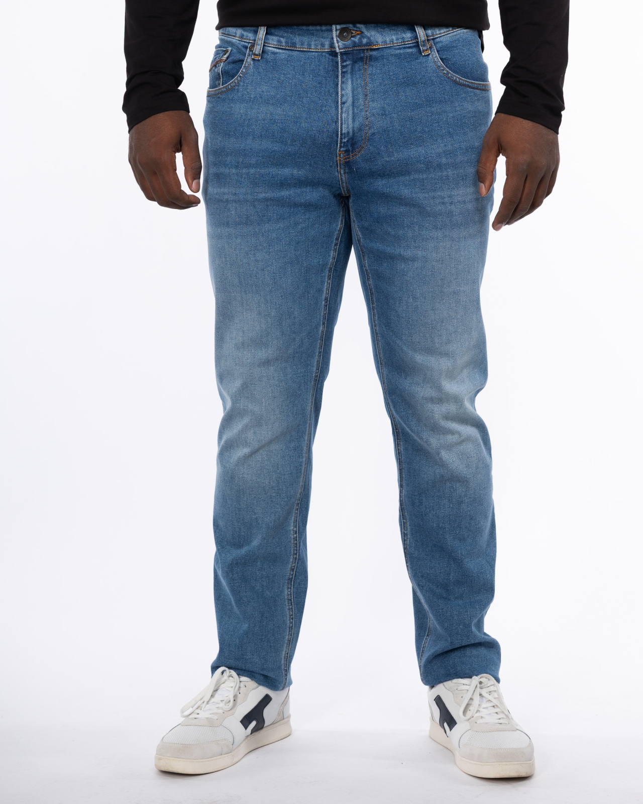 Jeans grande taille bleu
